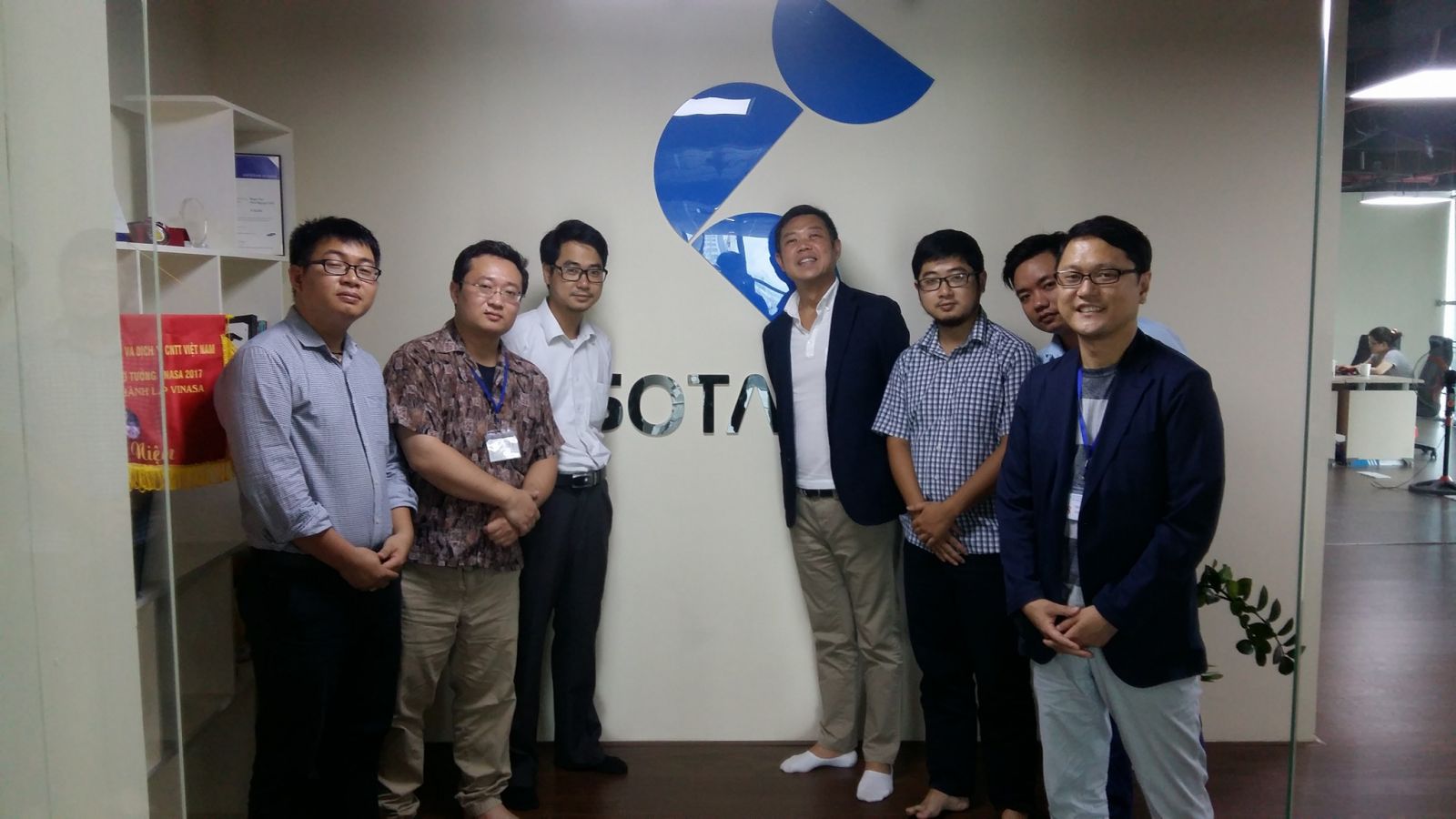 CEO of Linkbal visits Sotatek's office