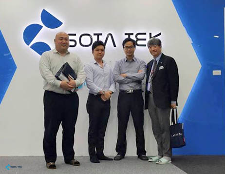 Aichi Shukutoku University Professor and Director of ICC Consultants Branch visit SotaTek