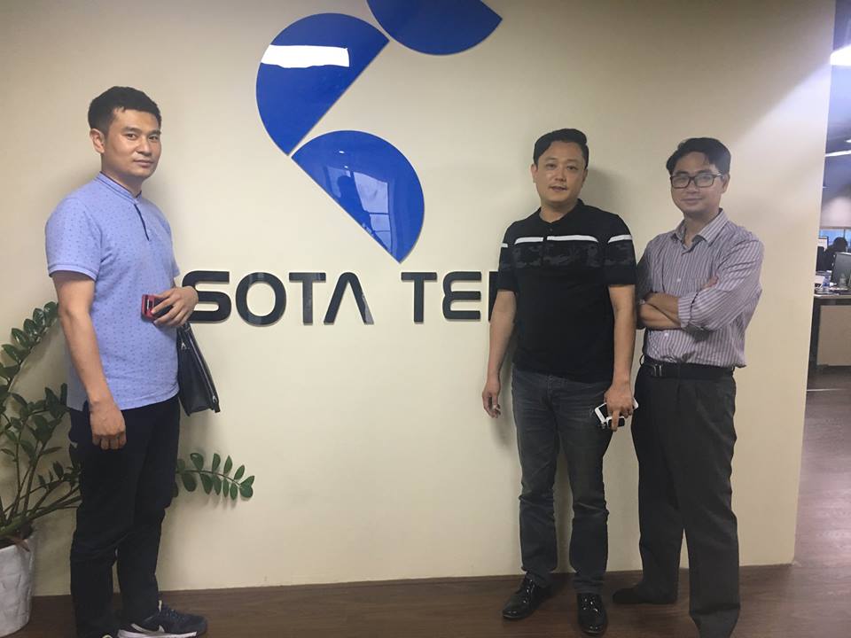 CEO of APS visit SotaTek's office