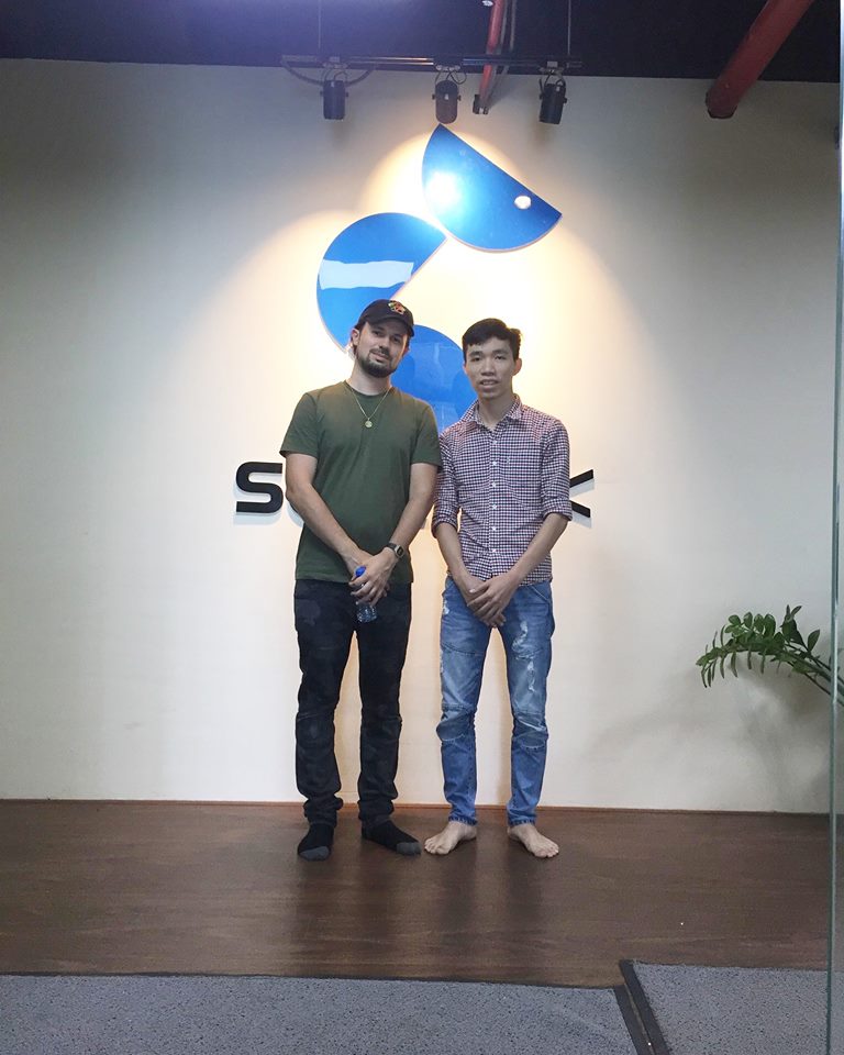 The first customer of SotaTek comes back to visit us