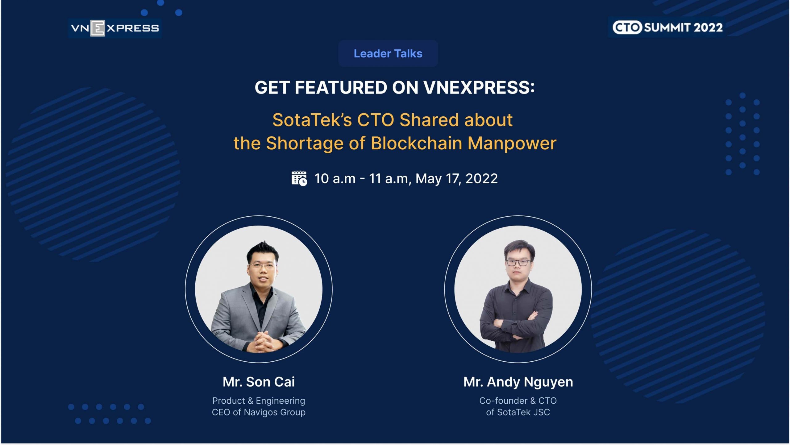 Get Featured on VNExpress: SotaTek’s CTO Shared about the Shortage of Blockchain Manpower