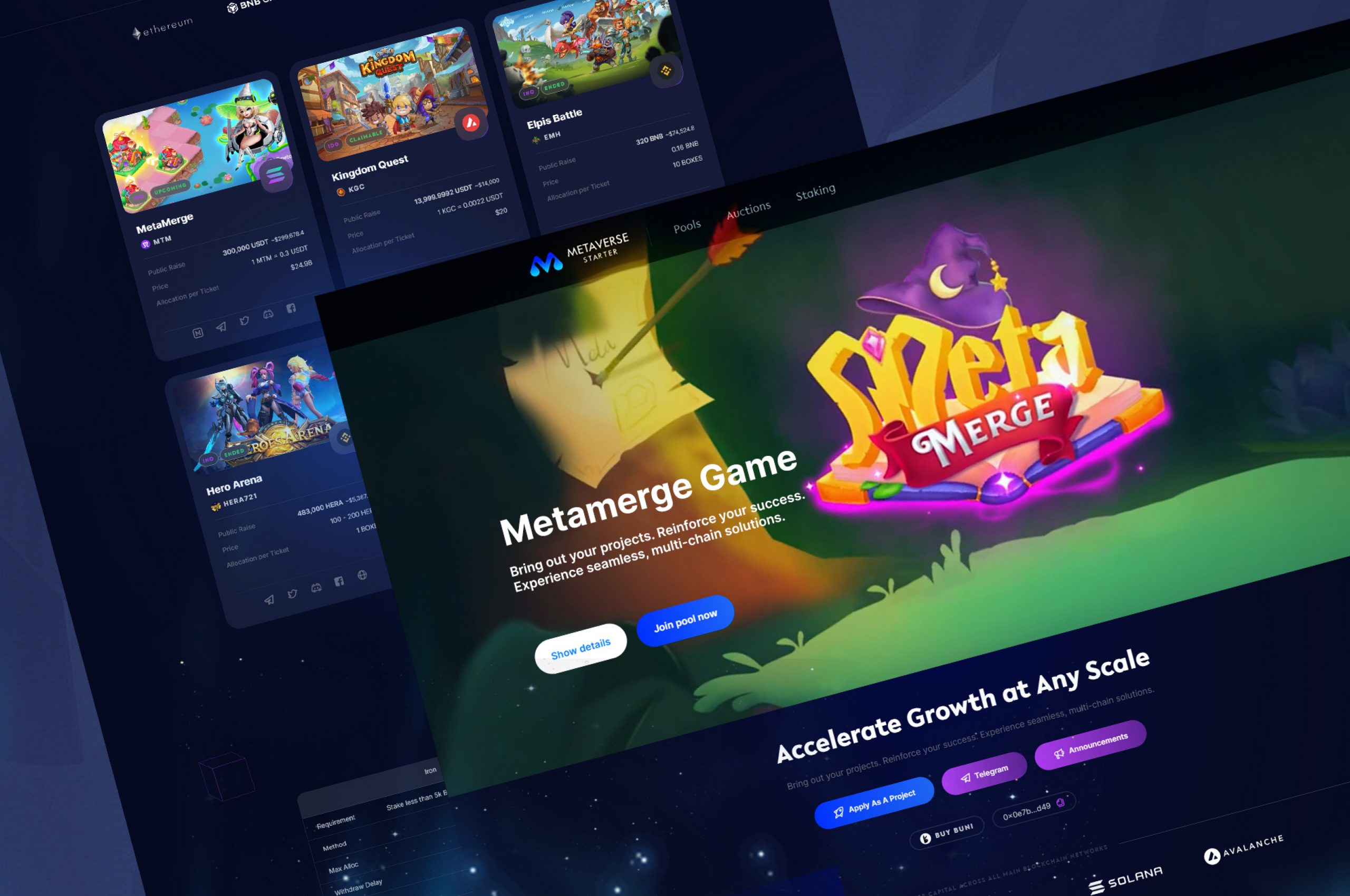 IDO Launchpad Metaverse starter