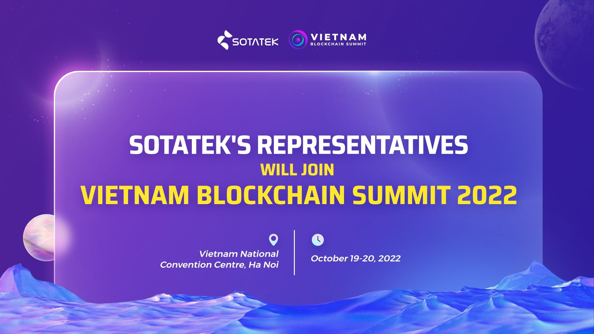 SotaTek's Representatives will Join Vietnam Blockchain Summit 2022